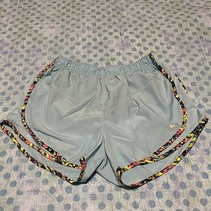 Blue Confetti Nike shorts